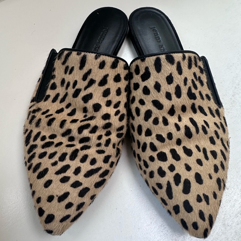 Jenni Kayne Cheetah Pony Hair Mule